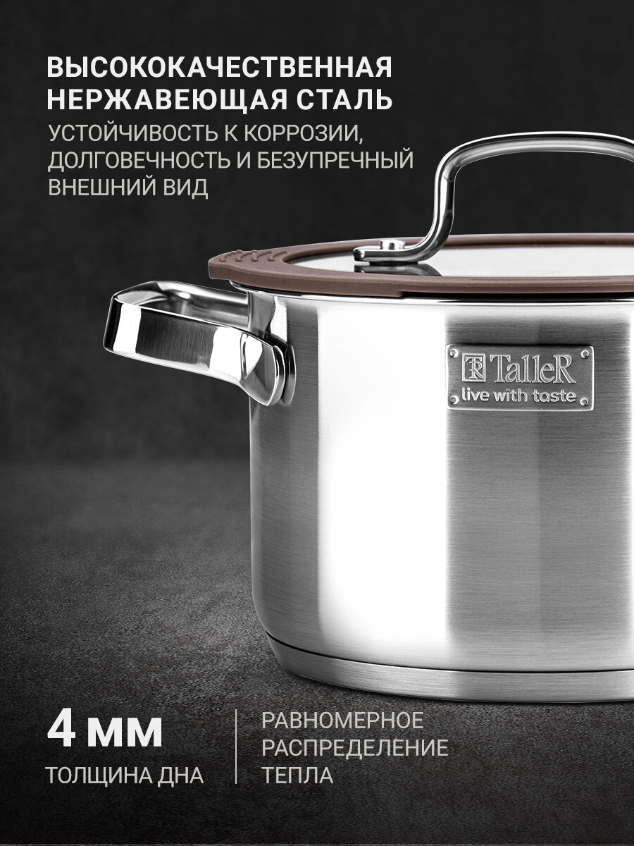 Набор посуды для приготовления TalleR TR-17350 Экспириенс, 6 предметов — фото 1