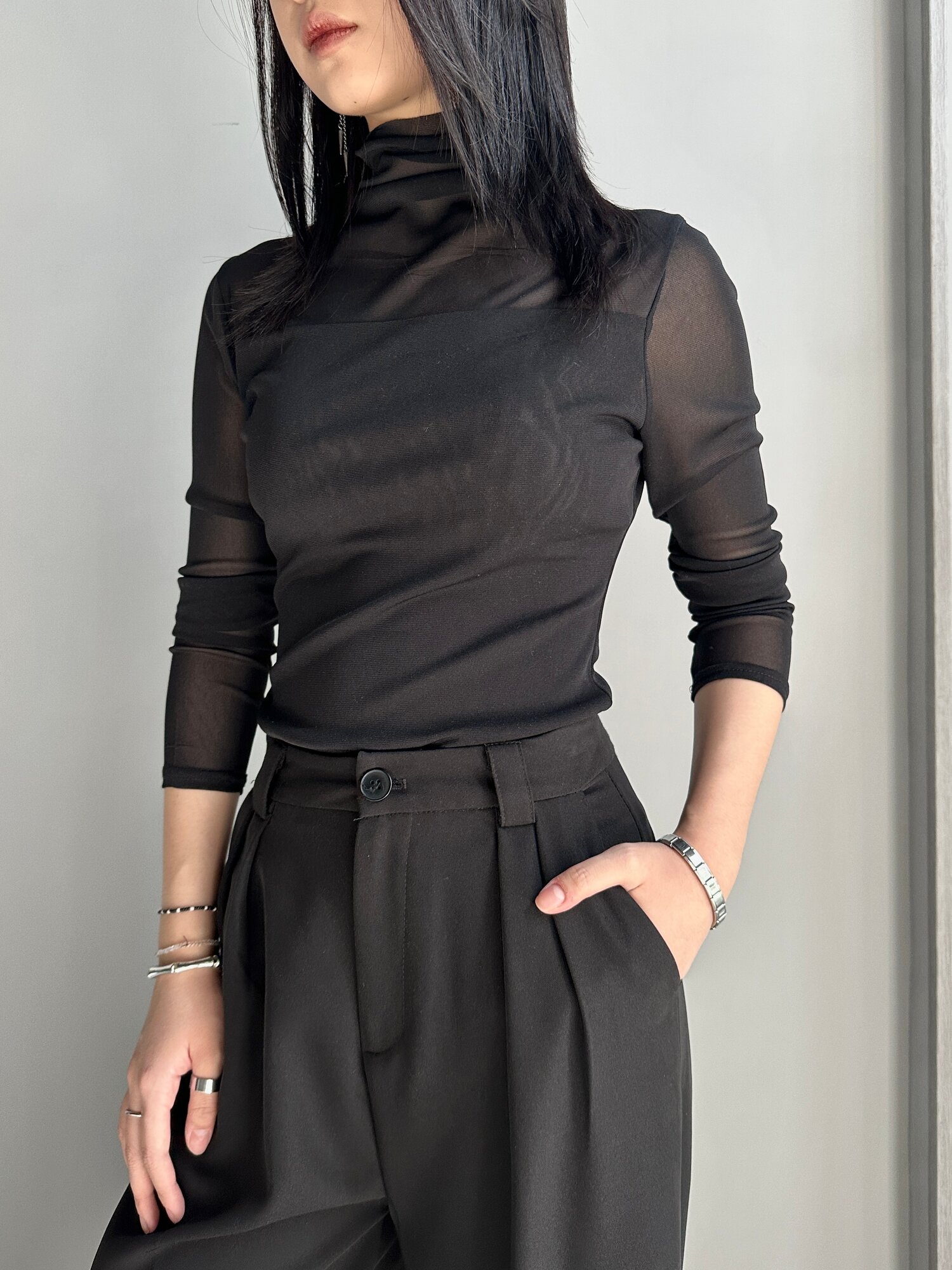 Лонгслив INK Черный, размер Std, , черный