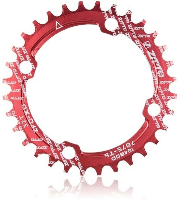 Звезда ZTTO 32T ZFC-XD Narrow Wide 104 на на 9/10/11 красный 32T