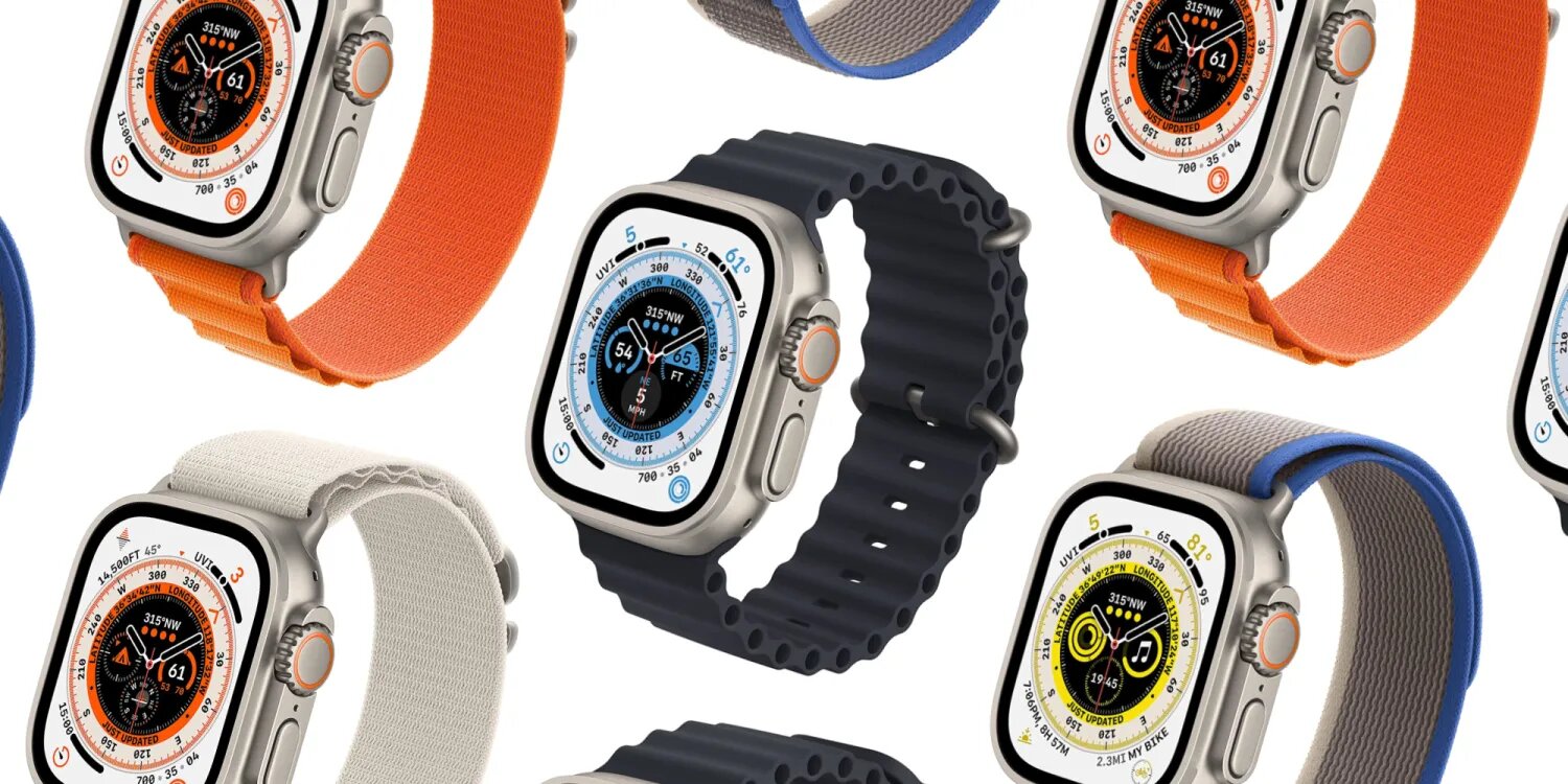 Умные часы Apple Watch Ultra Series 2 GPS + Cellular, 49 мм, титановый корпус, Blue