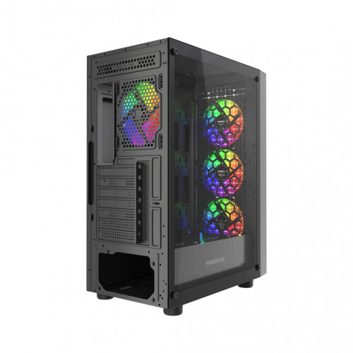 Корпус Powercase Mistral EA20, черный (CMAEA20-L4) — фото 1