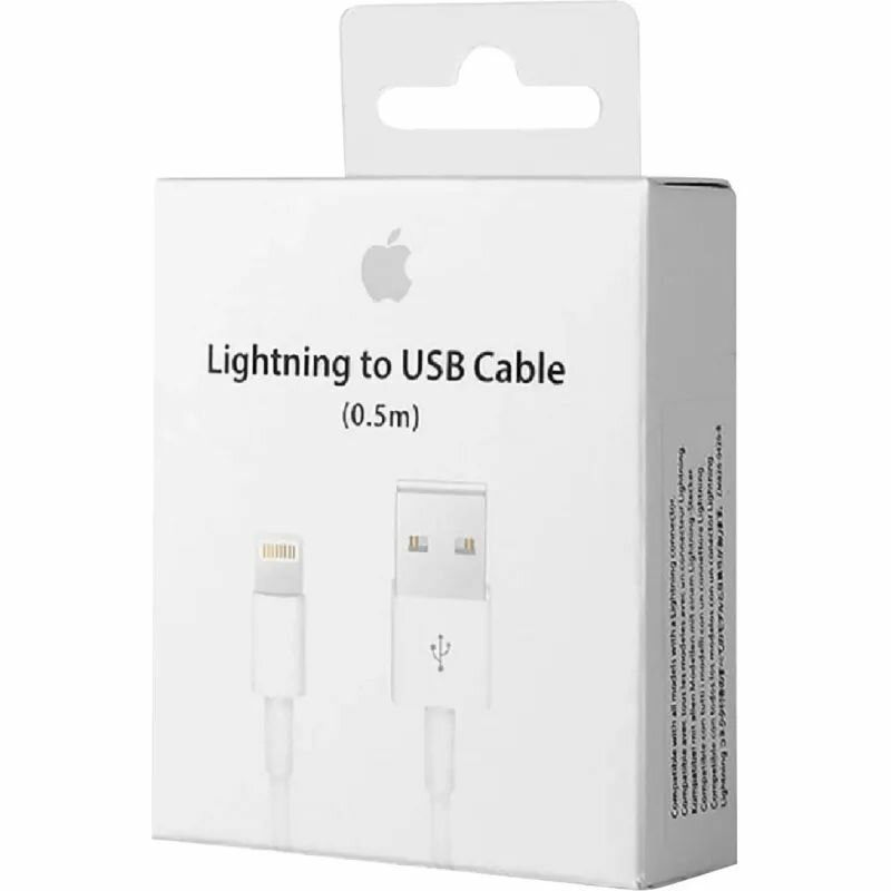 Кабель Apple USB Type-A, Lightning to USB, 0,5 м — фото 1
