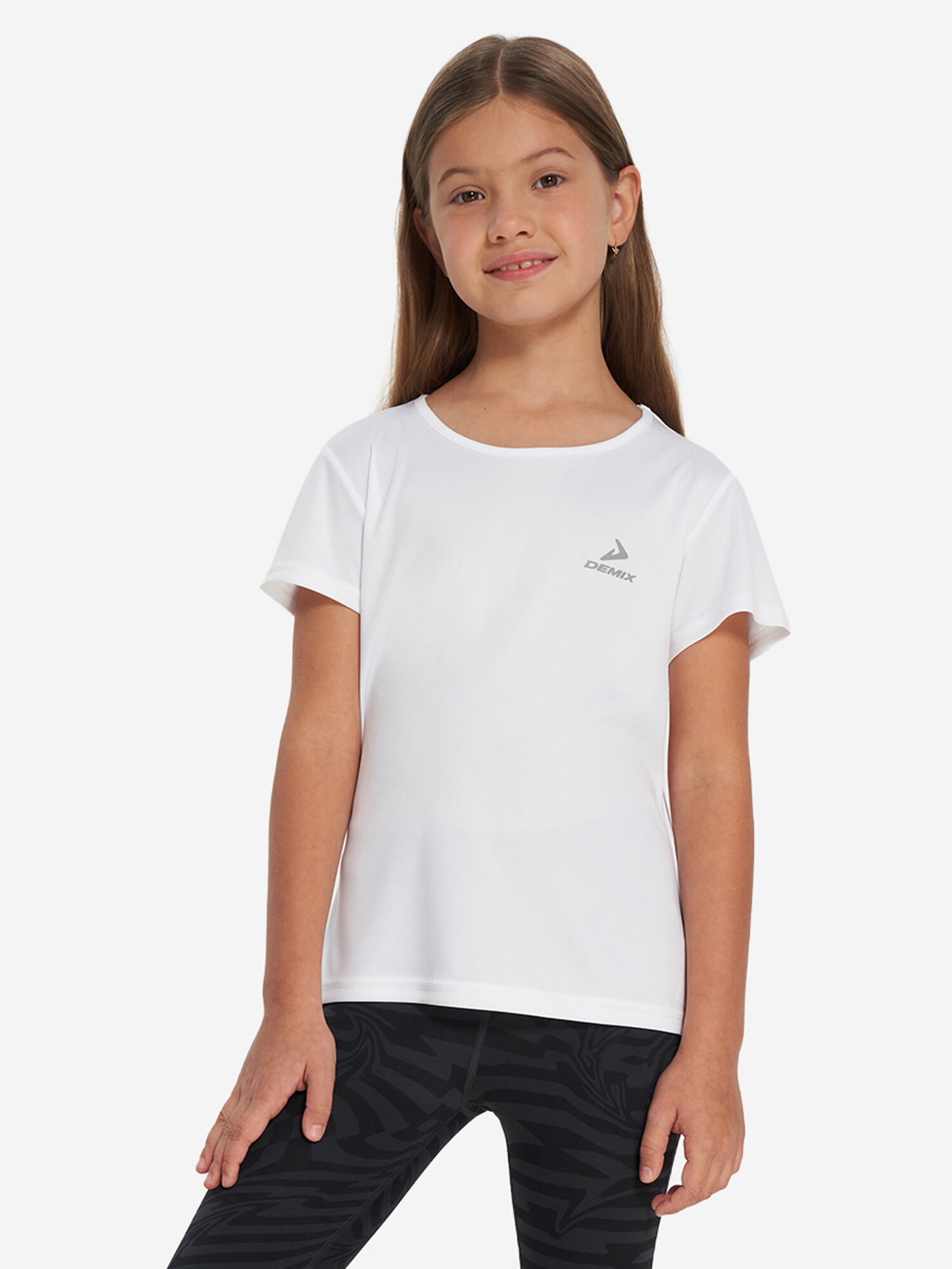 Футболка Demix, размер 158-164, белый — фото 1