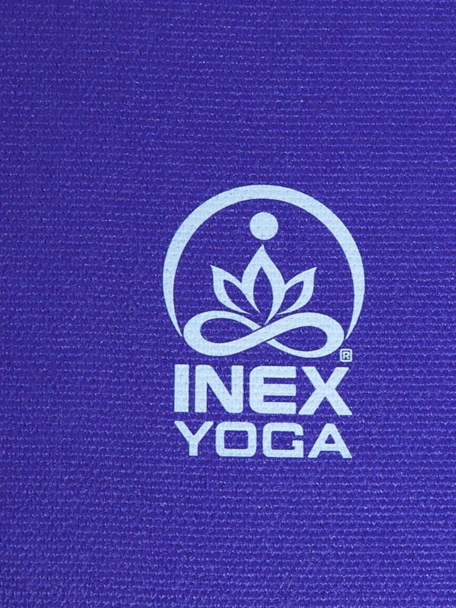 Коврик для йоги и фитнеса INEX Yoga Mat 170х60х0,35 см, нескользящий, синий — фото 1