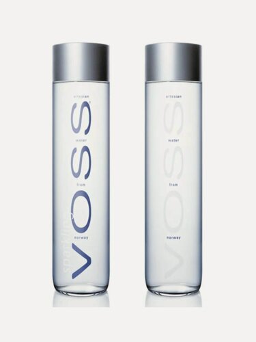 Изображение товара Вода питьевая артезианская "VOSS " 0,80л *2шт, негаз. стекло
