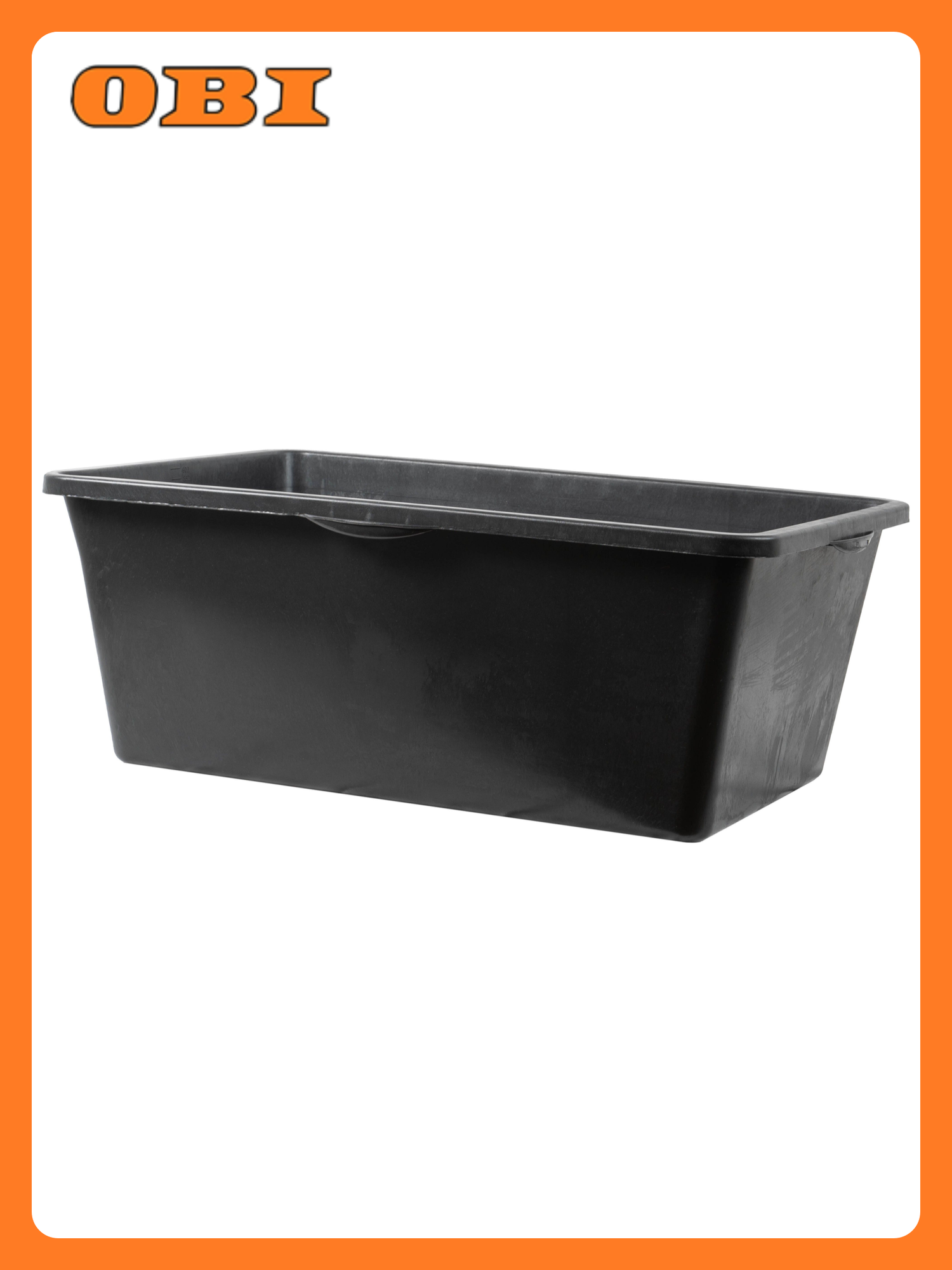 Контейнер строительный КЭС 90л пластик морозостойкий черный