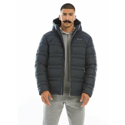 фото Пуховик rank proof-tex down hooded jacket, размер l, синий