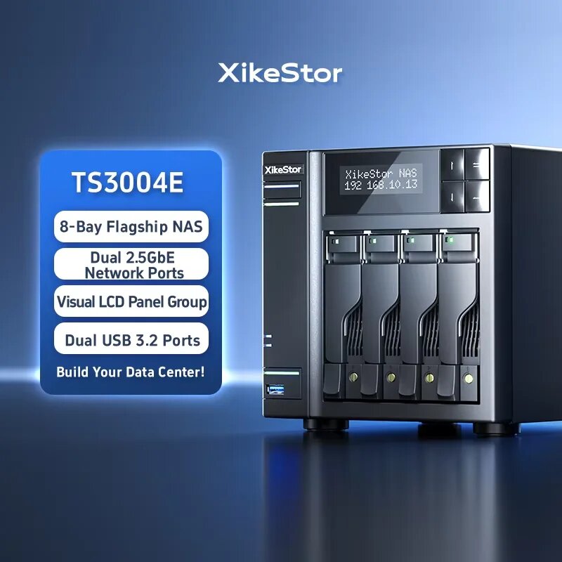 XikeStor TS3004E 4-bay NAS B 64G EMMC 16G RMA