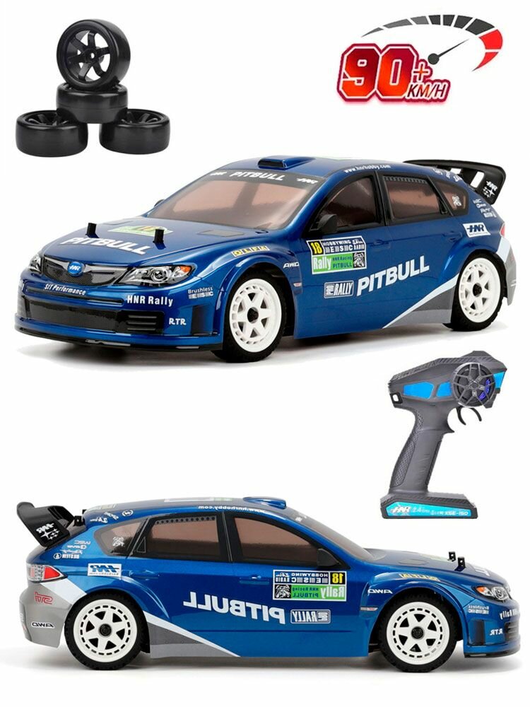 Радиоуправляемая машина для дрифта HSP / HNR 4WD 1:10 Rally Impreza - H9804-H98430-2