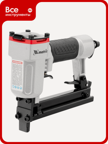 Изображение товара Пневматический степлер MATRIX 57420, рапид‑соединение EURO, диапазон скоб 10‑22 мм, 1/4F воздушный штуцер