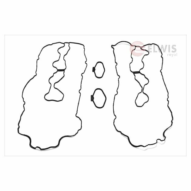Комплект прокладок клапанной крышки ELWIS ROYAL 9115490 Bmw 5 F07, 10, 11, 18, 6 F06, 12, 13, 7 F01, 02, 03, 04, х5, х6 4.4 08-> N63B44A, B, S63B44A