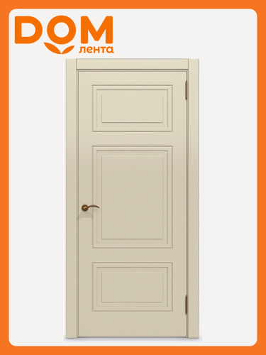 Изображение товара Дверь межкомнатная "Париж Панакота", глухая, бежевая, 80x200 см