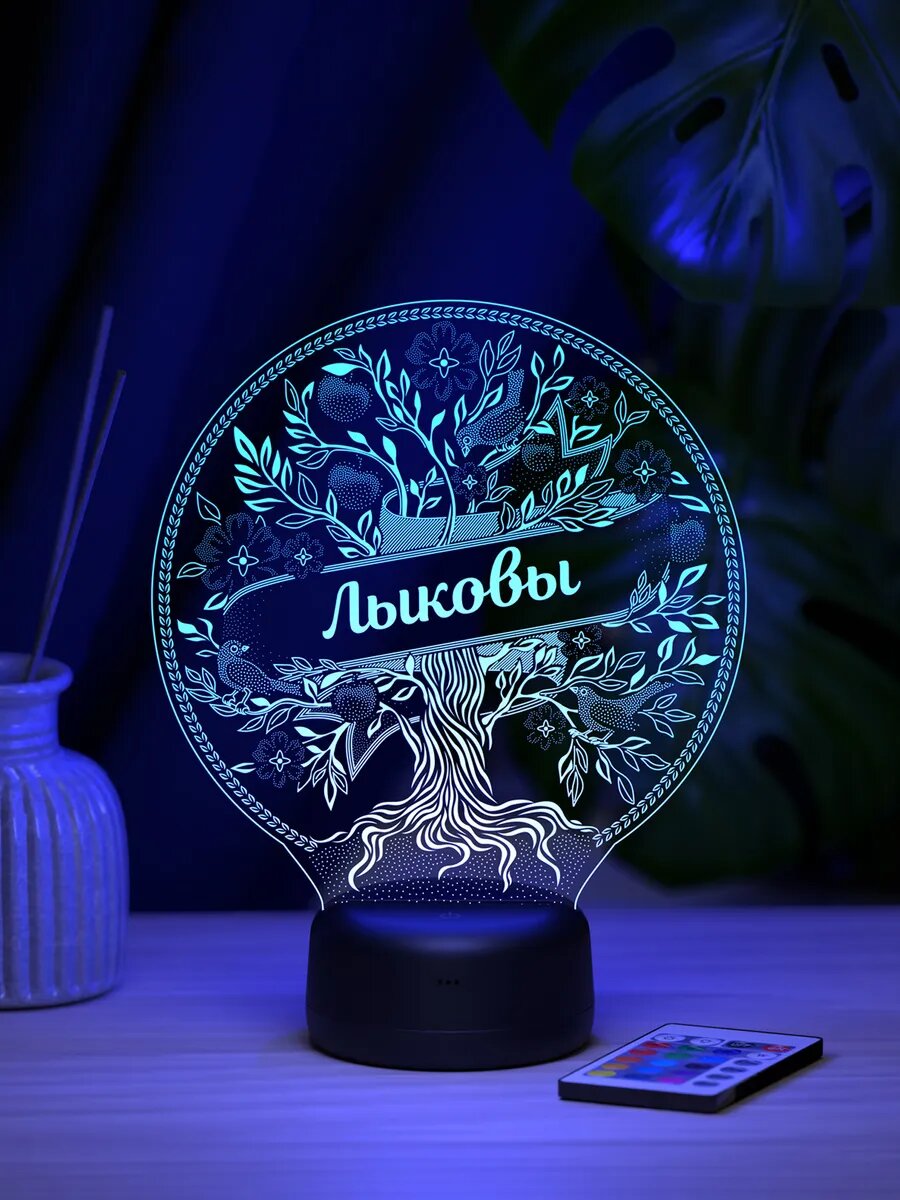 Ночник «Лыковы - фамильное древо»