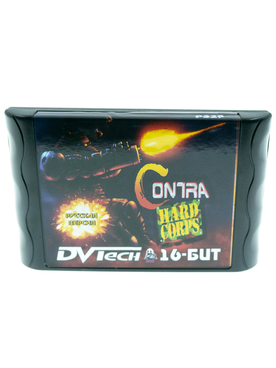 Картридж DVTech "Contra Hard Corps", для приставки 16-bit, русский язык