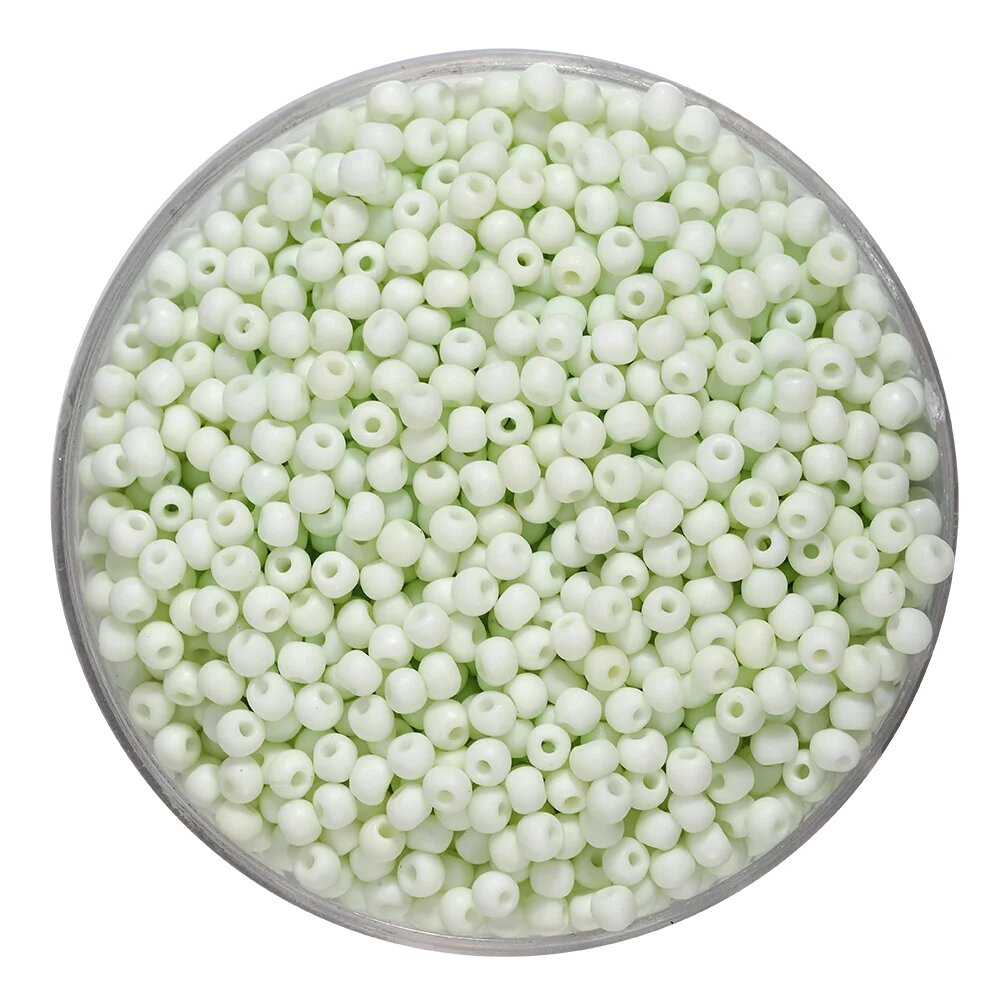 Стеклянные матовые бусины St.kunkka 2/3 мм 10 г Зеленый, 3MM, Green