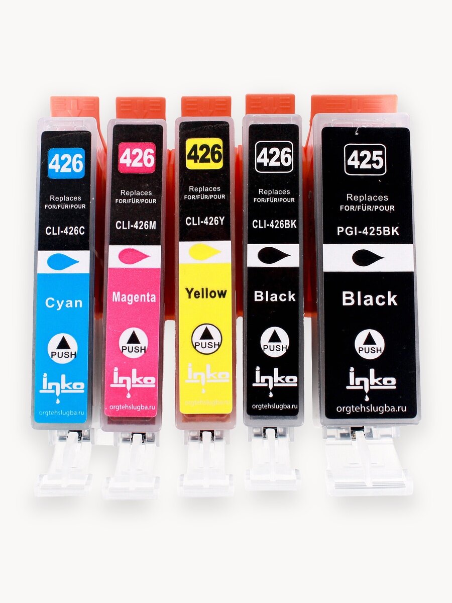 Картриджи для принтеров Canon PGI-425/CLI-426 INKO для Canon PIXMA iP4840, iP4940, MG5140, MG5240, MG5340, MX884, iX6540