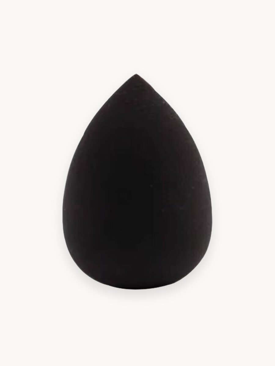 Спонж для лица Черный / Спонжик для макияжа, пудры, тонального крема / бьюти блендер, косметика / бьютиблендер make up