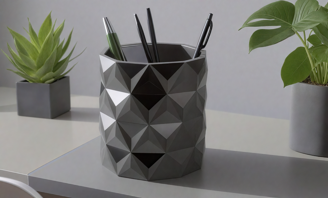 Ваза декоративная современная, 3D-печать, 3DOPRU арт. VASE-PR-1161084
