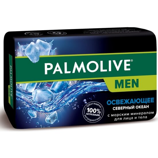 Мыло туалетное Palmolive MEN "Северный Океан" освежающее для мужчин, 90 г