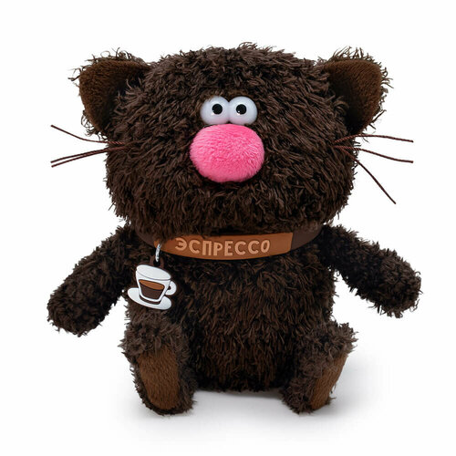 Игрушка мягкая Кофейные коты Котенок Эспрессо 12см