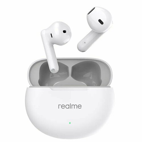 Наушники беспроводные Realme Buds T01 White RMA2406 Bluetooth 54 сенсорное управление кейс для зарядки белый 1699₽