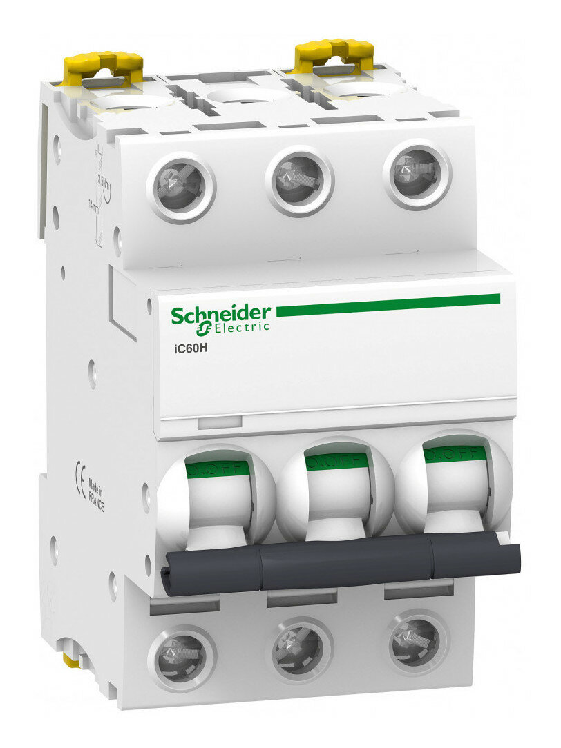 Автоматический выключатель Schneider Electric Acti 9 iC60H 25А 3п 10кА C A9F89325