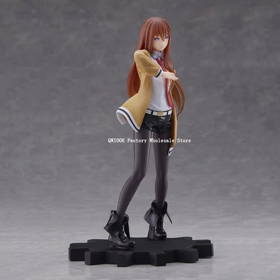 Оригинальная подлинная TAITO Steins Gate 18 см Makise Kurisu ПВХ модель куклы игрушка подарочные фигурки хобби дропшиппинг, Makise Kurisu, Унисекс — фото 1