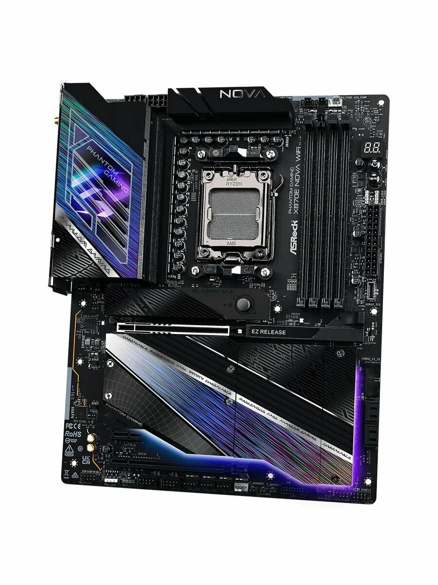 ASRock Phantom Gaming X870E NOVA Wi-Fi Материнская плата AM5 — фото 1