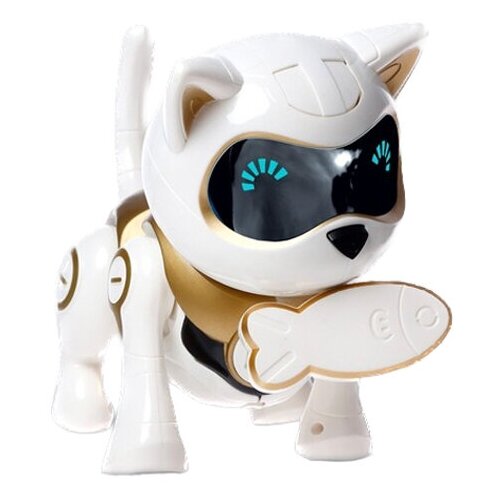 Робот-кошка интерактивная «Шерри» ТероПром, 7360936, русское озвучивание, световые и звуковые эффекты, цвет золотой
