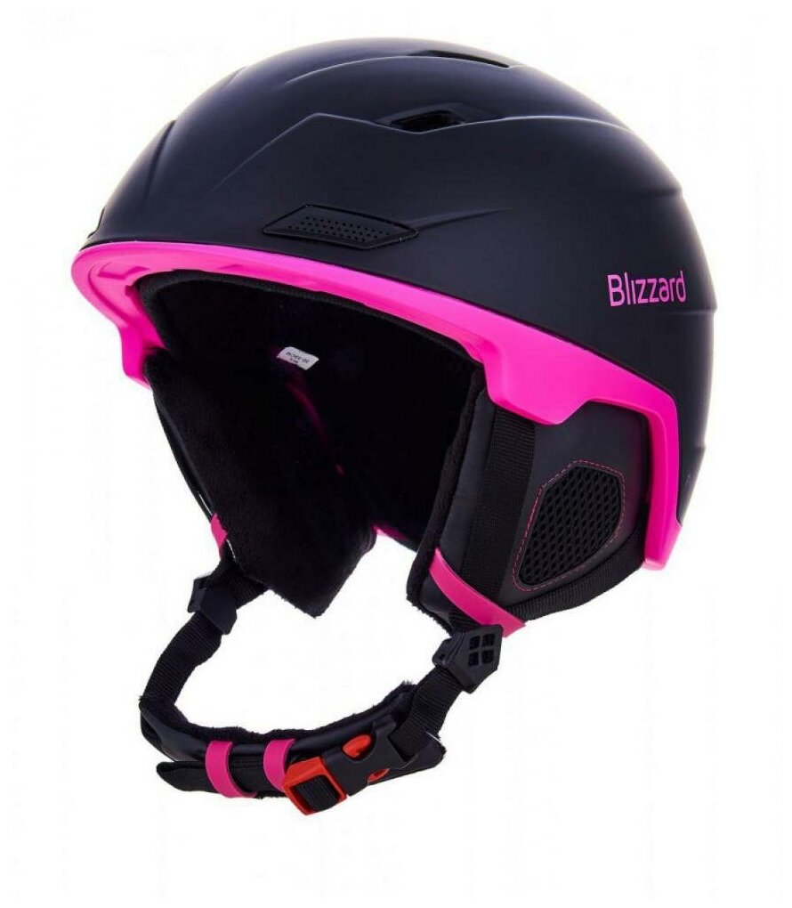 Зимний Шлем BLIZZARD 2022-23 W2W Double Ski Black Matt/Magenta (см:56-59)