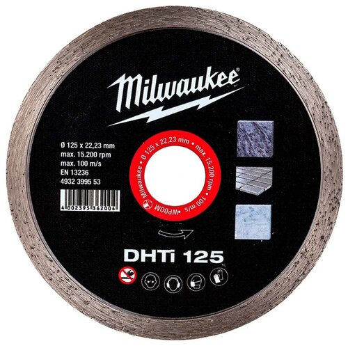 Диск алмазный отрезной профессионал. DHTi 125мм Milwaukee 4932399553 алмазный диск dhti 125 мм milwaukee 4932399553 подарок на день рождения мужчине любимому папе дедушке парню