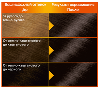GARNIER Color Naturals Стойкая крем-краска для волос, 110 мл, 4.3, Золотистый каштан