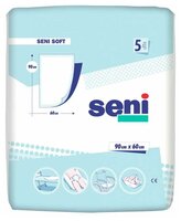 Пеленки Seni Soft SE-091-S005-J03, 60 х 90 см, 5 шт.