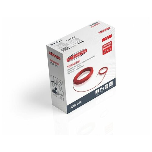 Кабель нагревательный AC ELECTRIC ACMC 2-18-1500 комплект теплого пола 5370₽