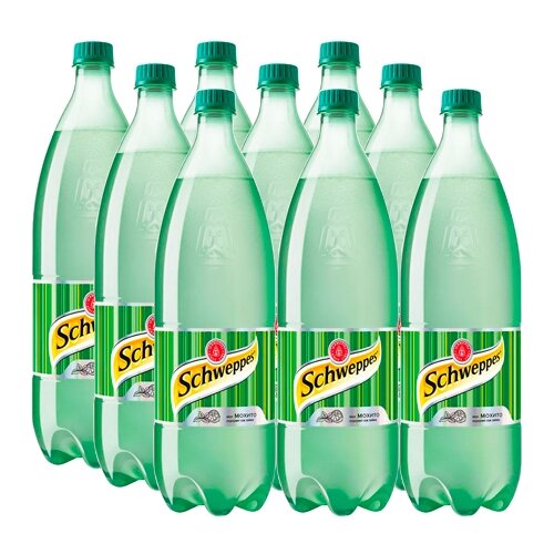 фото Газированный напиток Schweppes Мохито, 1.5 л, 9 шт.