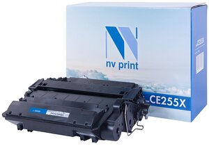 Лазерный картридж NV Print NV-CE255X для HP LaserJet M525dn, M525f, M525c, Pro M521dw, M521dn (совместимый, чёрный, 12500 стр.)