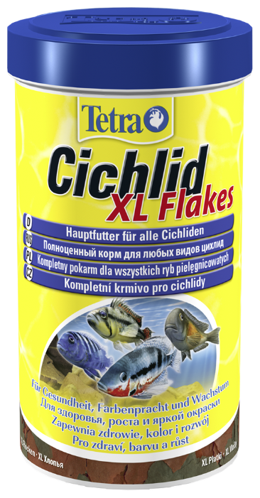 Сухой корм Tetra Cichlid XL Flakes для рыб