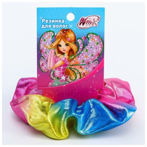 кукла winx стильная штучка флора iw01571802 Резинка для волос блестящая, цветная Флора, WINX