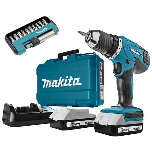 Дрель-шуруповерт Makita DF457DWEX9 15Ач 2547000₽