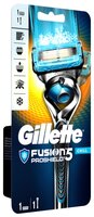 Бритвенный станок Gillette Fusion Proshield Chill сменные лезвия: 1 шт.