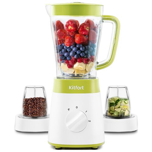 Блендер стационарный Kitfort КТ-3031-2 500Вт 15л белыйсалатовый 1580211 247400₽