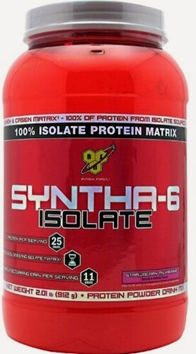 Изображение товара Протеин Bsn Syntha-6 ISOLATE Strawberry Milkshake 2 lb 912г