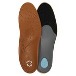 Стельки для обуви, амортизирующие, дышащие, с жёстким супинатором, 44 р-р, пара, цвет коричневый - изображение