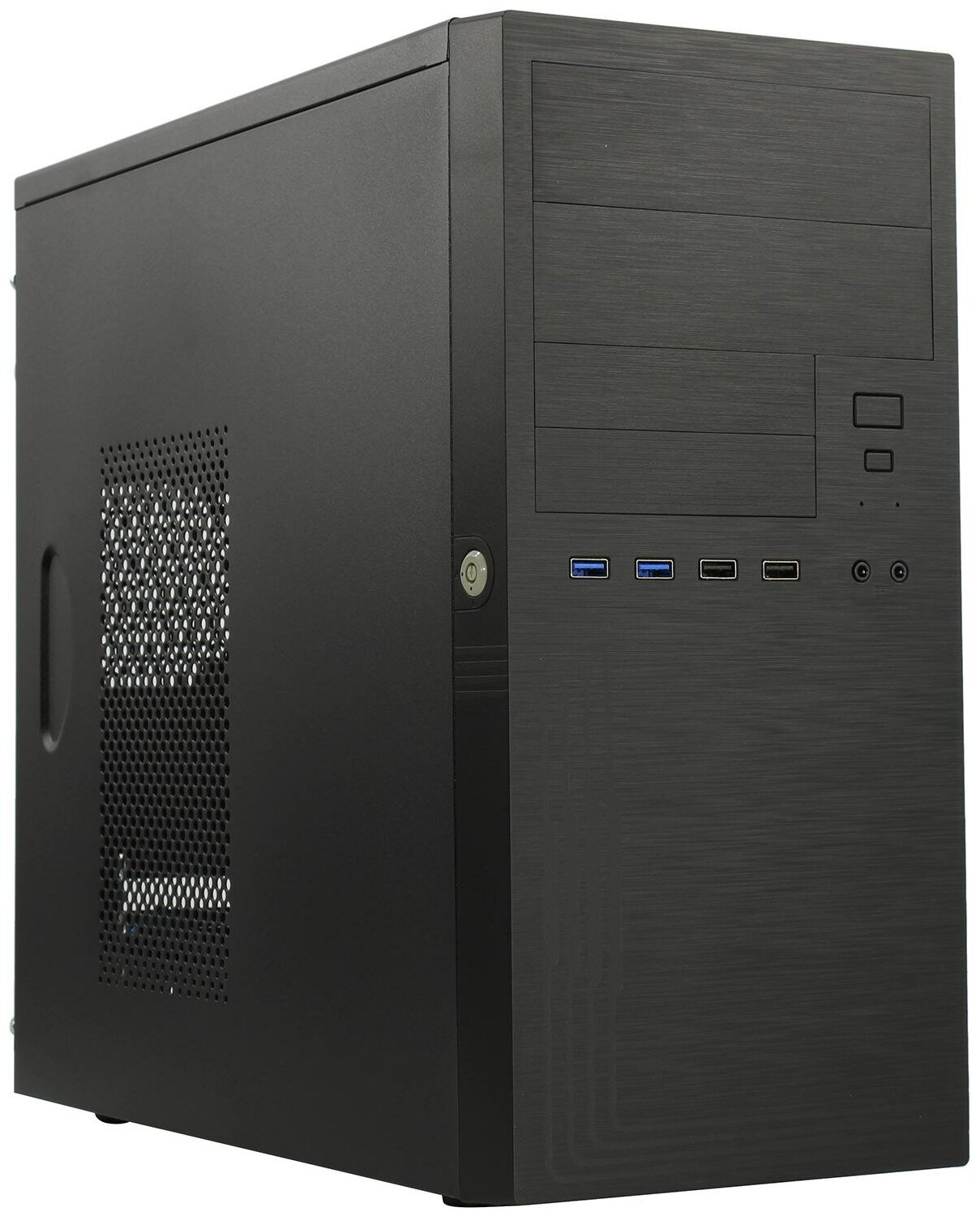 Корпус Desktop Matx 450W ES555BK/6141875 Powerman ES555BK/6141875 .