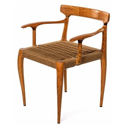 Мебель для баров и бильярдных Weekend Дизайнерское кресло ручной работы с плетеным сиденьем