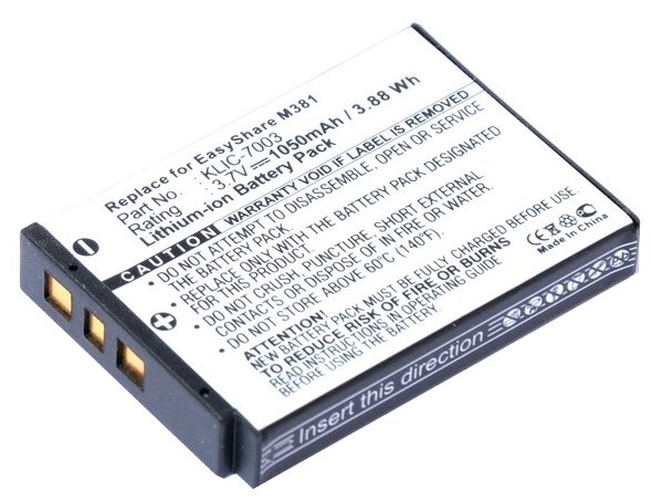 Аккумулятор для Kodak EasyShare V1003, V803, M380, M381, Z950 (Pitatel SEB-PV404) - Аккумулятор для фотоаппарата
