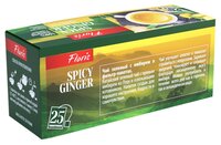 Чай зеленый Floris Spicy ginger в пакетиках, 25 шт.