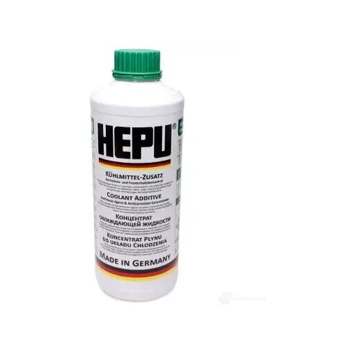 P999GRN Жидкость охлаждающая 1,5л зеленая концентрат (HEPU)