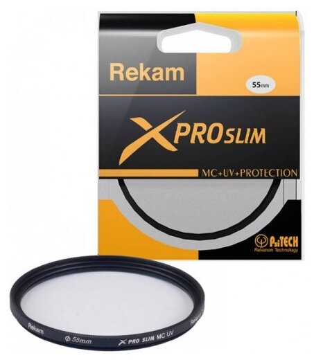 Светофильтр ультрафиолетовый Rekam X Pro Slim UV MC 55 мм фото 2