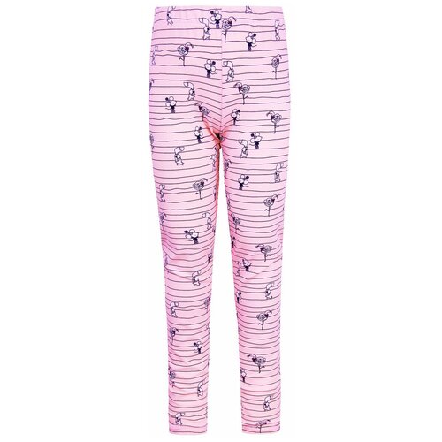 фото Школьные брюки джоггеры иново, повседневный стиль, размер 104, розовый